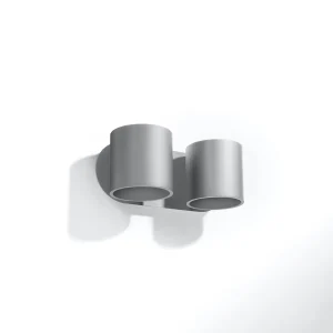 lampara-pared-doble-gris-orbis-2-sollux