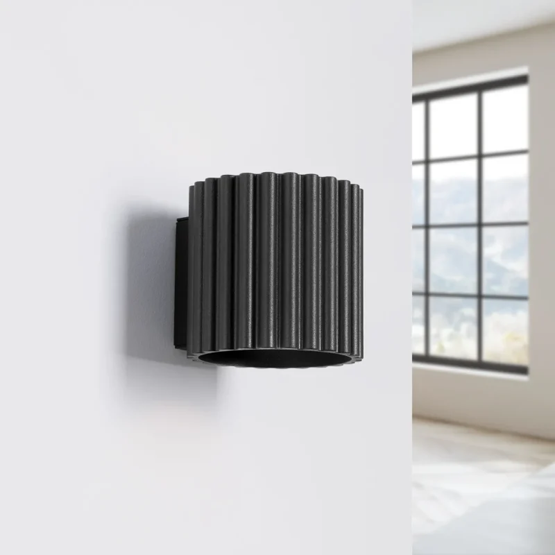 APLIQUE DE PARED AURA NEGRO 3