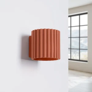 APLIQUE DE PARED AURA ROJO OCRE 3