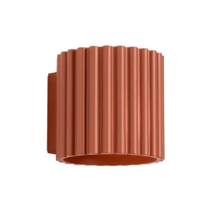 APLIQUE DE PARED AURA ROJO OCRE