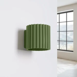 APLIQUE DE PARED AURA VERDE OLIVA 3