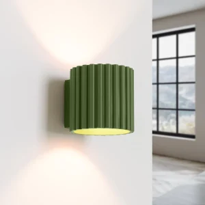 APLIQUE DE PARED AURA VERDE OLIVA 4