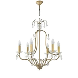 lampara-colgante-dorada-candelabro-6-brazos