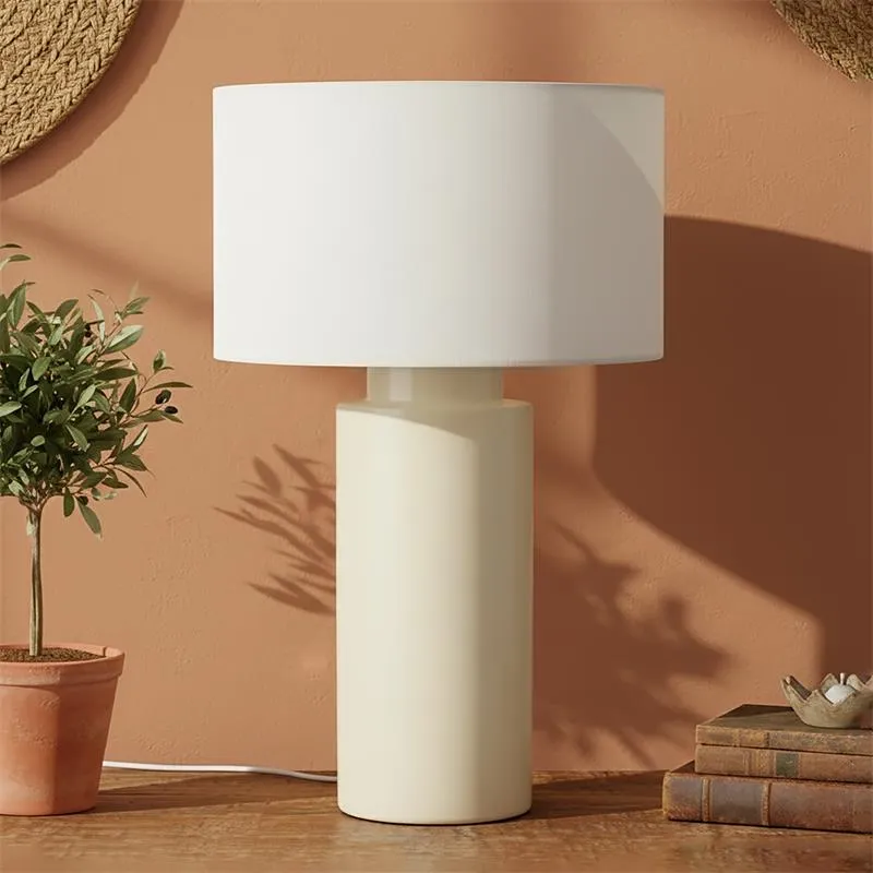 lampara-mesa-ceramica-beige-con-pantalla