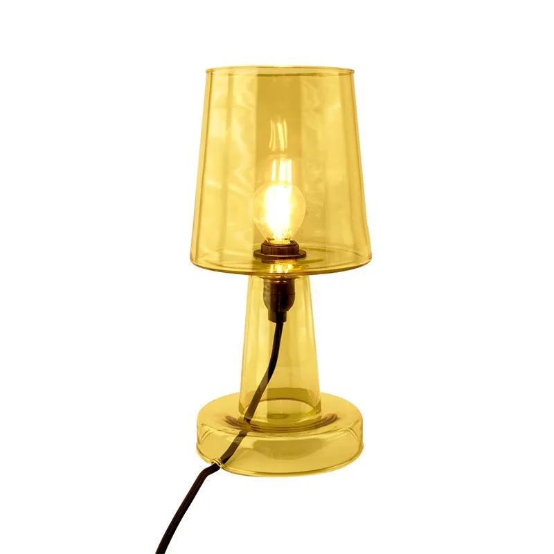 lampara_mesa_cristal_amarilla