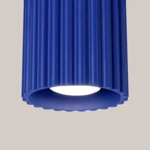 Lampara-de-techo-AURA-1-azul-GU10-sollux