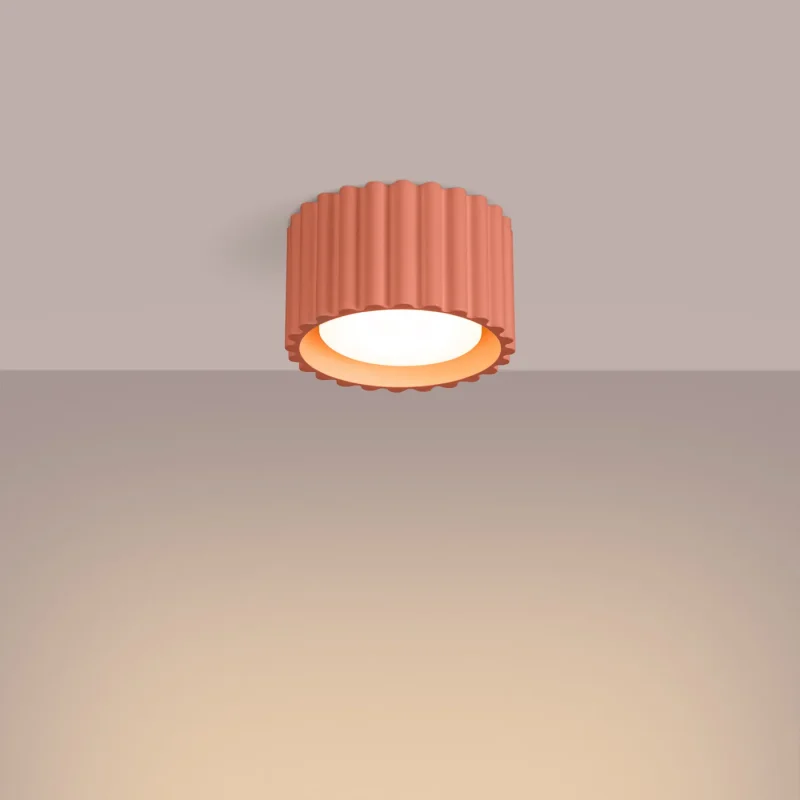 Lampara-de-techo-AURA-1-melocoton-iluminacion-calidad