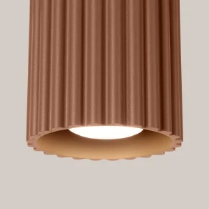 Lampara-de-techo-AURA-1-moca-GU10-detalles