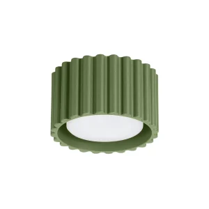 Lampara-de-techo-AURA-1-verde-oliva-Gx53-sollux