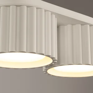 Lampara-de-techo-AURA-2-beige-Gx53-detalle