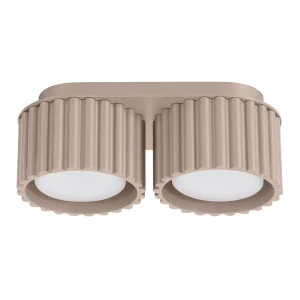 Lampara-de-techo-AURA-2-taupe-Gx53-sollux