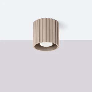 plafon-de-techo-AURA-1-taupe-GU10-iluminacion-pasillos