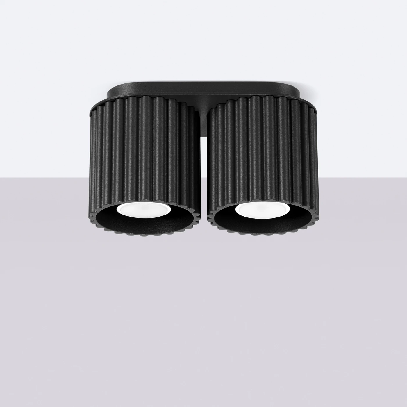 plafon_aura_2_gu10_negro_pasillo plafon_aura_2_gu10_negro_pasillo