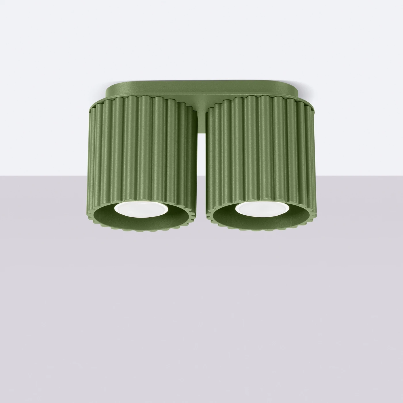 plafon_aura_2_gu10_verde_oliva_pasillo plafon_aura_2_gu10_verde_oliva_pasillo