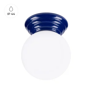 aplique techo humedad ip44 zori azul marino