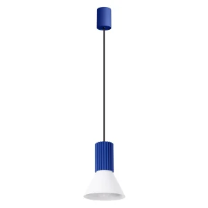 lampara_colgante_foco_estria_sollux_lamparas_molonas_azul