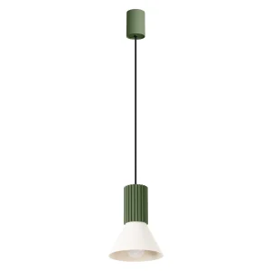 lampara_colgante_foco_estria_sollux_lamparas_molonas_verde