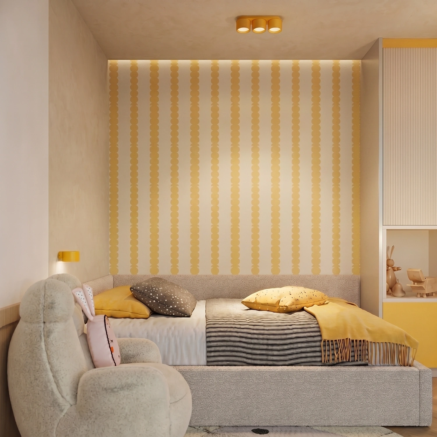 plafon-amarillo-modo-3-con-3-luces-sollux-lamparas-molonas-habitacion plafon-amarillo-modo-3-con-3-luces-sollux-lamparas-molonas-habitacion
