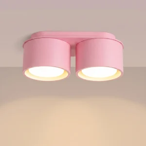 plafon-color-rosa-MODO-2-sollux-lamparas-molonas-encendido