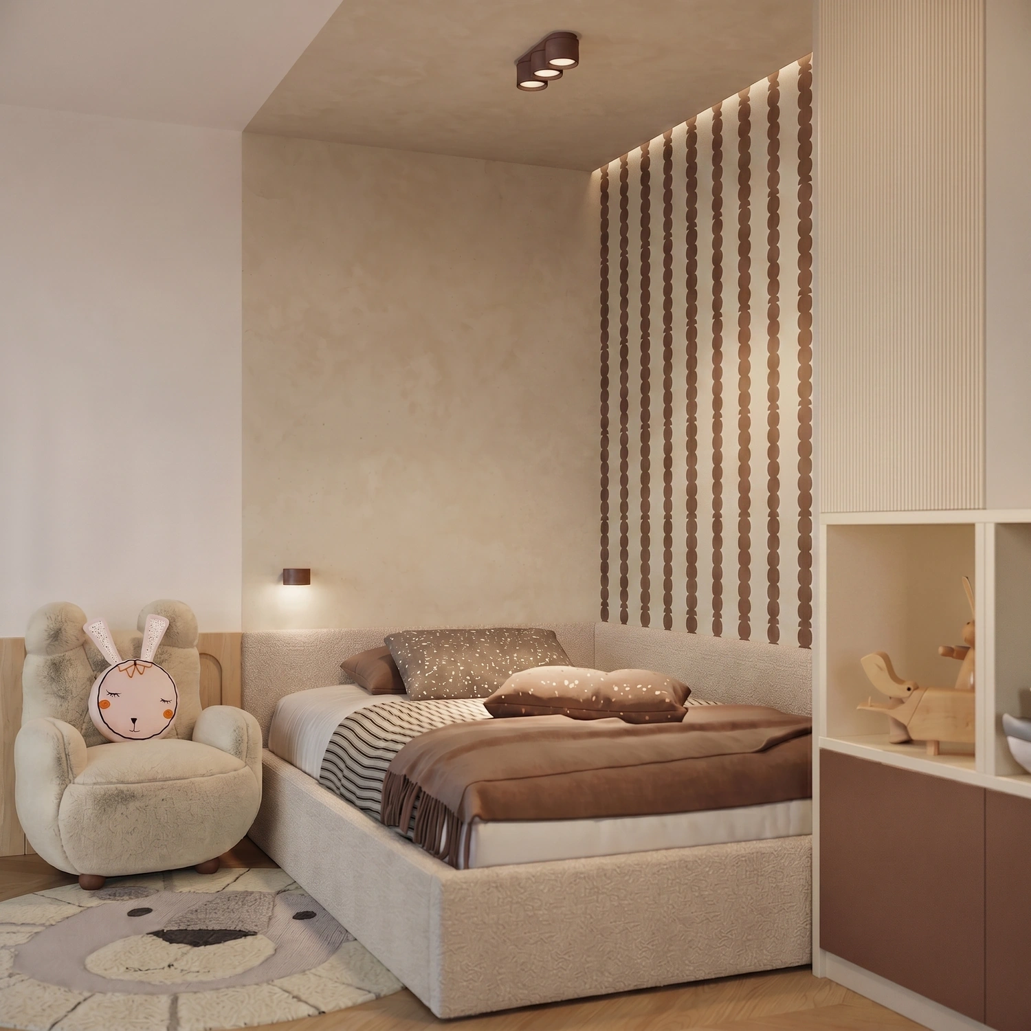 plafon-marron-modo-3-con-3-luces-sollux-lamparas-molonas-habitacion plafon-marron-modo-3-con-3-luces-sollux-lamparas-molonas-habitacion