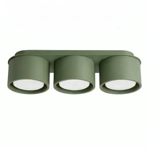 plafon-verde-oliva-modo-3-con-3-luces-sollux-lamparas-molonas