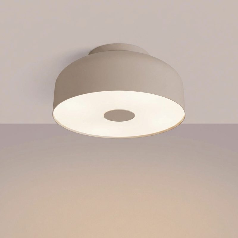 plafon techo beige omiq encendido