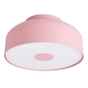 lampara de techo rosa omiq