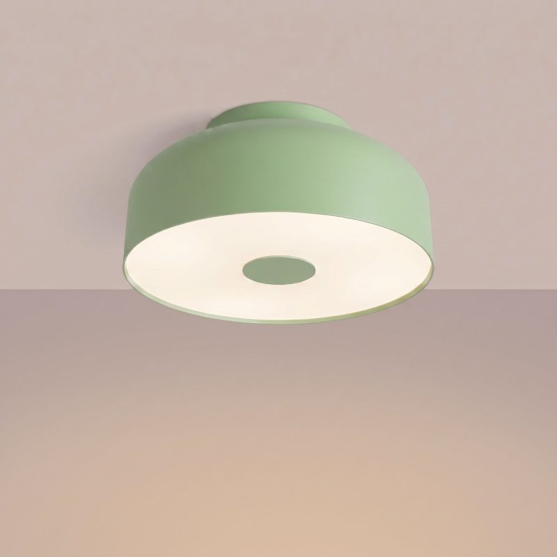 plafon verde oliva omiq sollux encendido