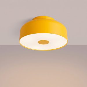 plafon amarillo encendido
