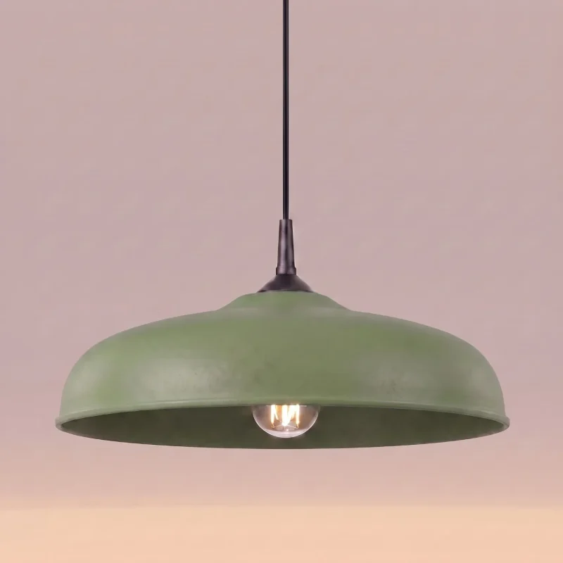 Lampara-colgante_verde_oliva_gina_encendida_detalle