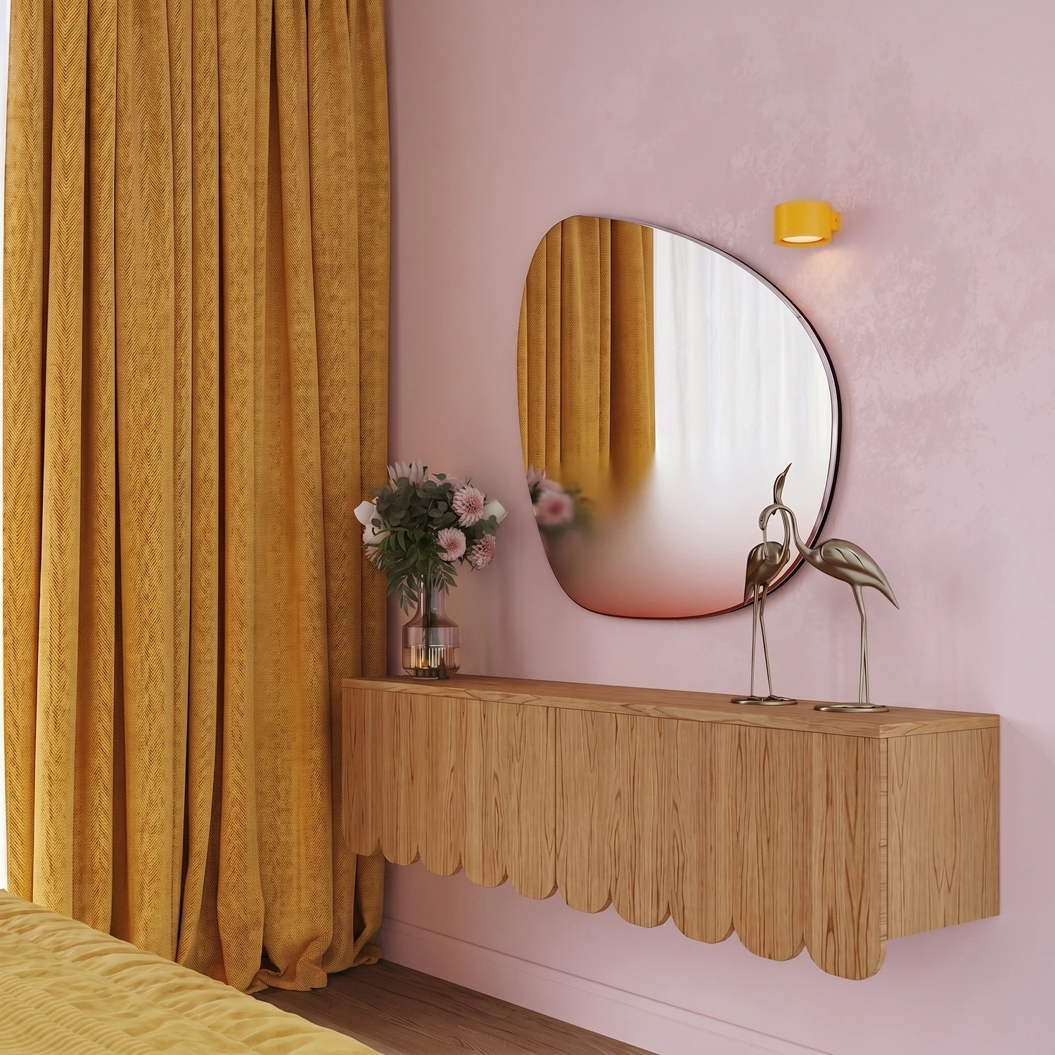 aplique_de_pared_amarillo_modo_1_sollux_lamparas_molonas_pasillo aplique_de_pared_amarillo_modo_1_sollux_lamparas_molonas_pasillo