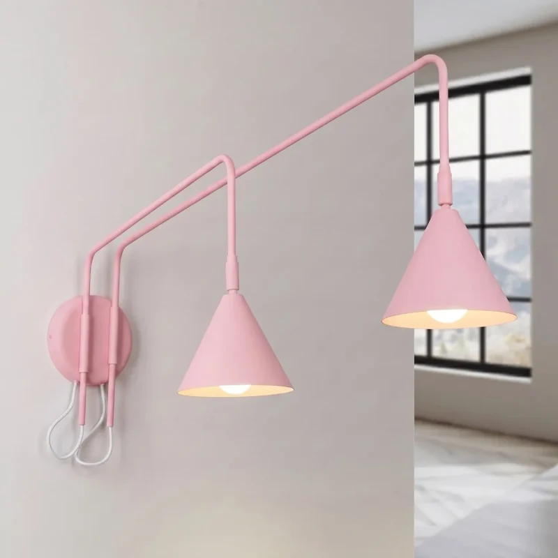 aplique_rosa_doble_nox_lamparas_molonas_encendido