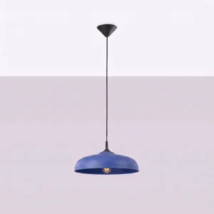 lampara_colgante_azul_gina_encendida