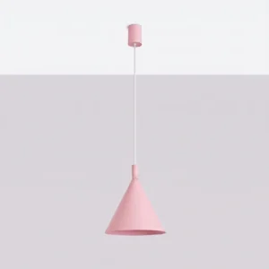 lampara-colgante-rosa-sollux-nox25-molonas-encendida
