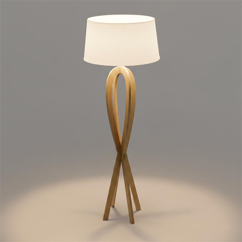 lampara-pie-madera-pantalla-molonas-encendida lampara-pie-madera-pantalla-molonas-encendida