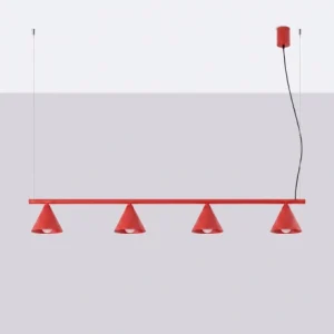 lampara_techo_roja_nox_4l_sollux_molonas_instalada