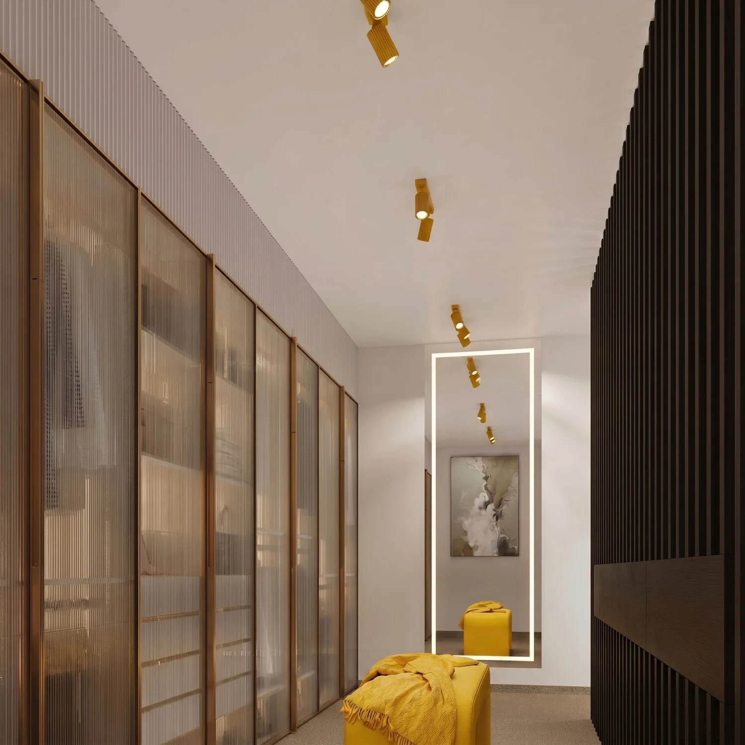 plafon_2_focos_amarillo_karbon_molonas_vestidor plafon_2_focos_amarillo_karbon_molonas_vestidor